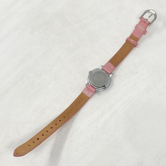 Vtg Timex Easy Reader Watch Women 23mm Silver Tone Pink Band WR New Battery 1994 - Picture 16 of 16